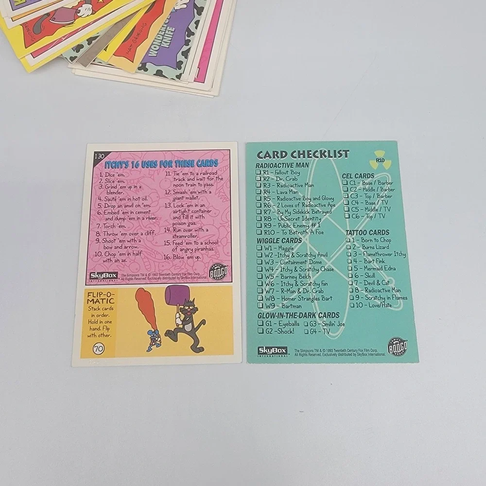 Vtg 90s The Simpsons 1990-93‎ Skybox 30 Card Lot Bart